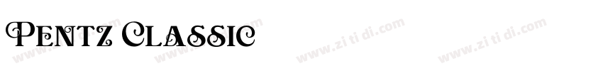 Pentz Classic字体转换